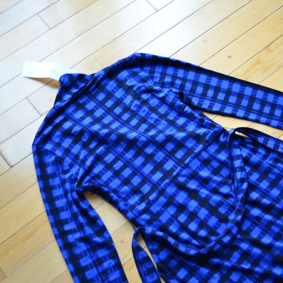 BOSS Ettay Printed Wrap Dress Size M NWT - Picture 12 of 15